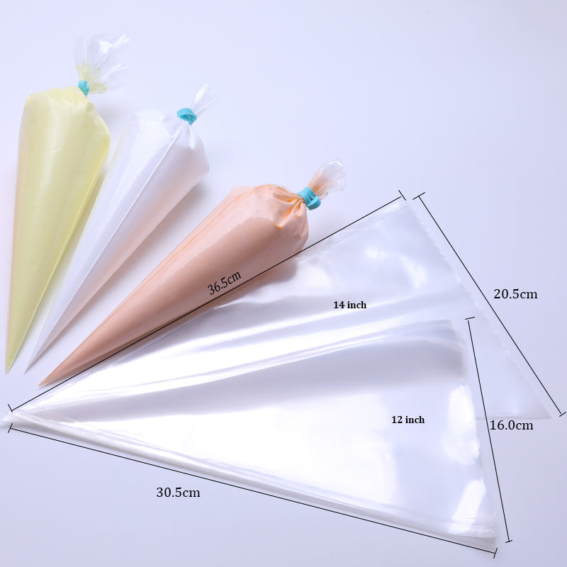 12/14 /16/18 inch PE Icing Bags Cake Decorating Tool Disposable Piping Bag