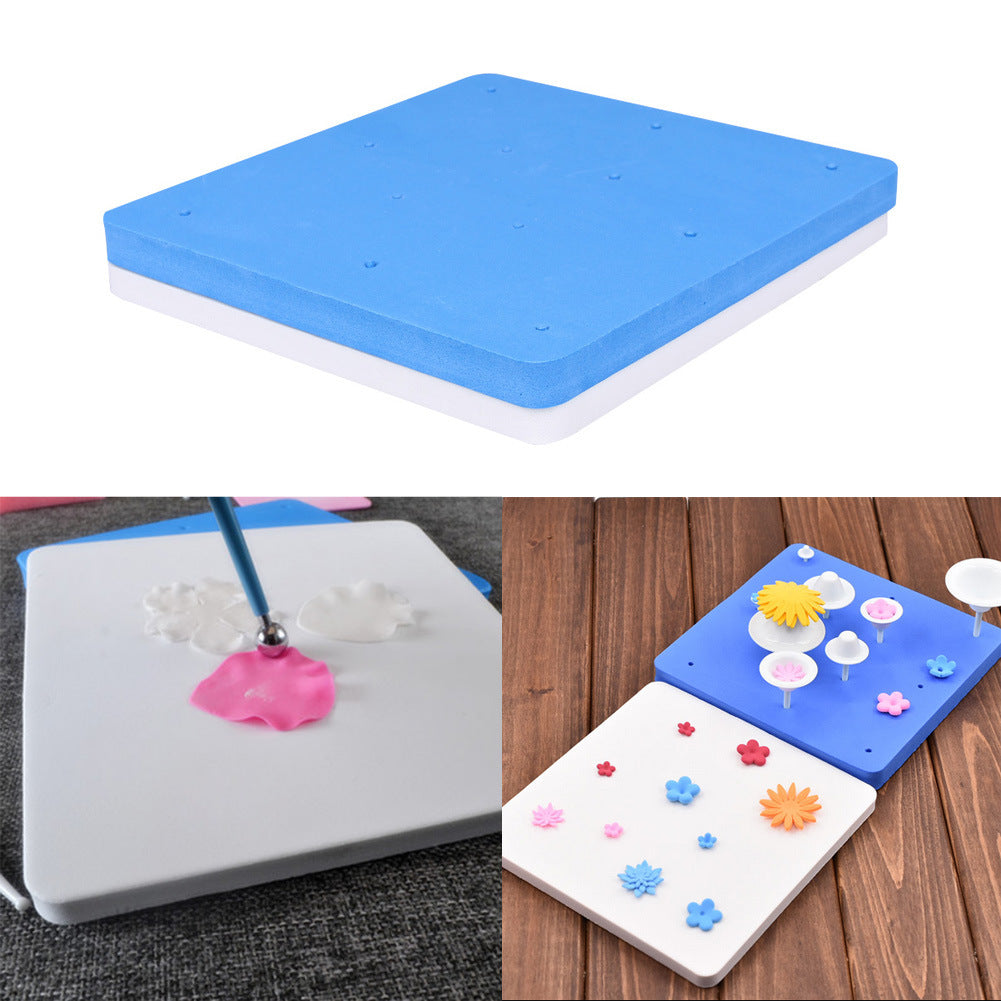 12 hole sponge pad foam fondant candy flower drying pad  fondant tool